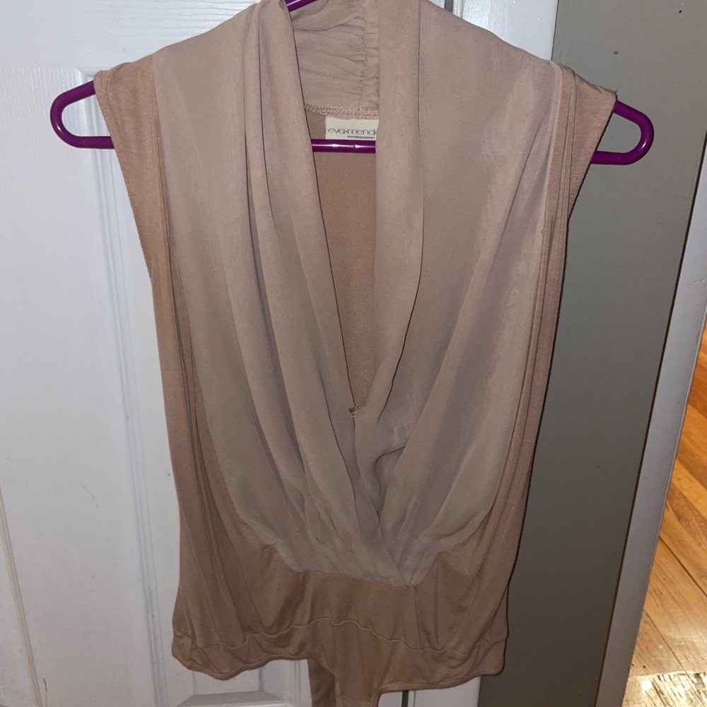 Light brown/beige bodysuit size XS from New York and Company